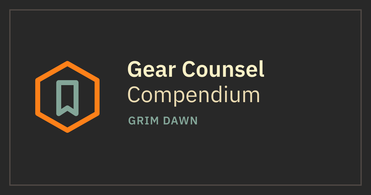 How to read Grim Dawn binary files · Gear Counsel Compendium